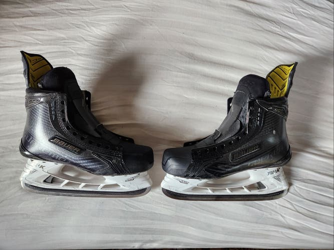 Senior Used Bauer Supreme MX3 LE Hockey Skates Regular Width Size 7.5