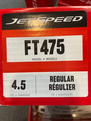 New CCM Regular Width  Size 4.5 JetSpeed FT475 Hockey Skates