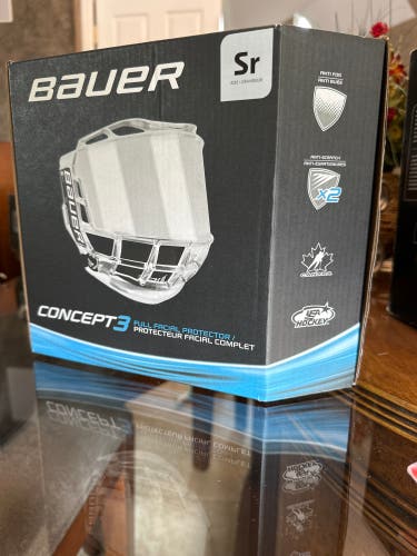 Bauer concept 3 full face shield