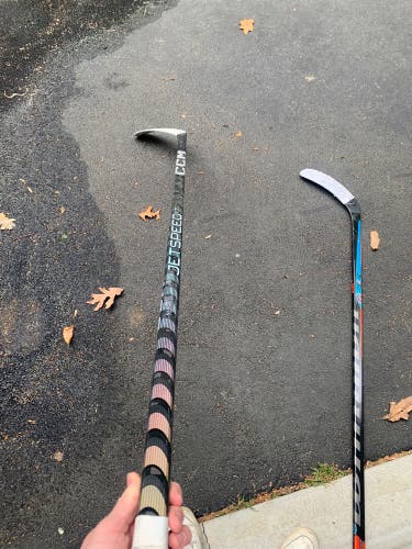 Used Right Handed P28 Pro Stock JetSpeed FT5 Pro Hockey Stick