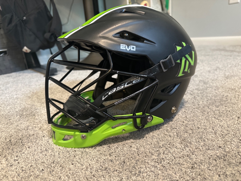 MLL Pro Lax Ny Lizards Player's Warrior Evo Helmet