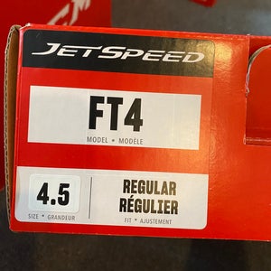 New CCM Regular Width Size 4.5 JetSpeed FT4 Hockey Skates