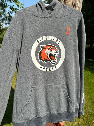 Bauer RIT Tigers Hockey Team Issued Hoodie