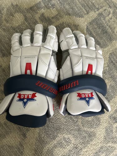 (All American)New Warrior Large EVO QX Lacrosse Gloves