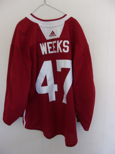 ARIZONA COYOTES Mitchell Weeks black #47 Adidas practice jersey 2019 size 58G goalie cut