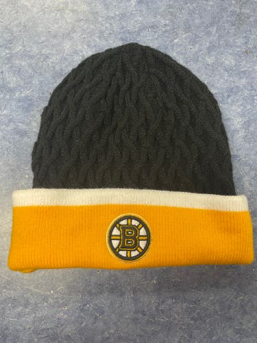 Boston Bruins Iconic Stripe Knit Hat