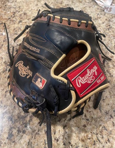 Used 2022 Right Hand Throw Rawlings Catcher's Heart of the Hide Baseball Glove 33"