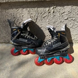 Used Marsblades R1 Chassis on Bauer Supreme 190 Boots Size 4.5D
