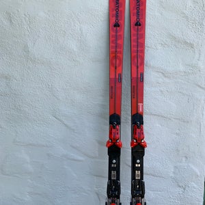 Used Unisex 2021 Atomic 193 cm Racing Redster FIS GS Skis With Bindings Max Din 12