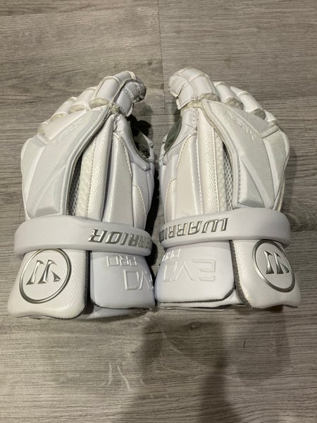 Used Warrior Evo Pro Lacrosse Gloves 13"