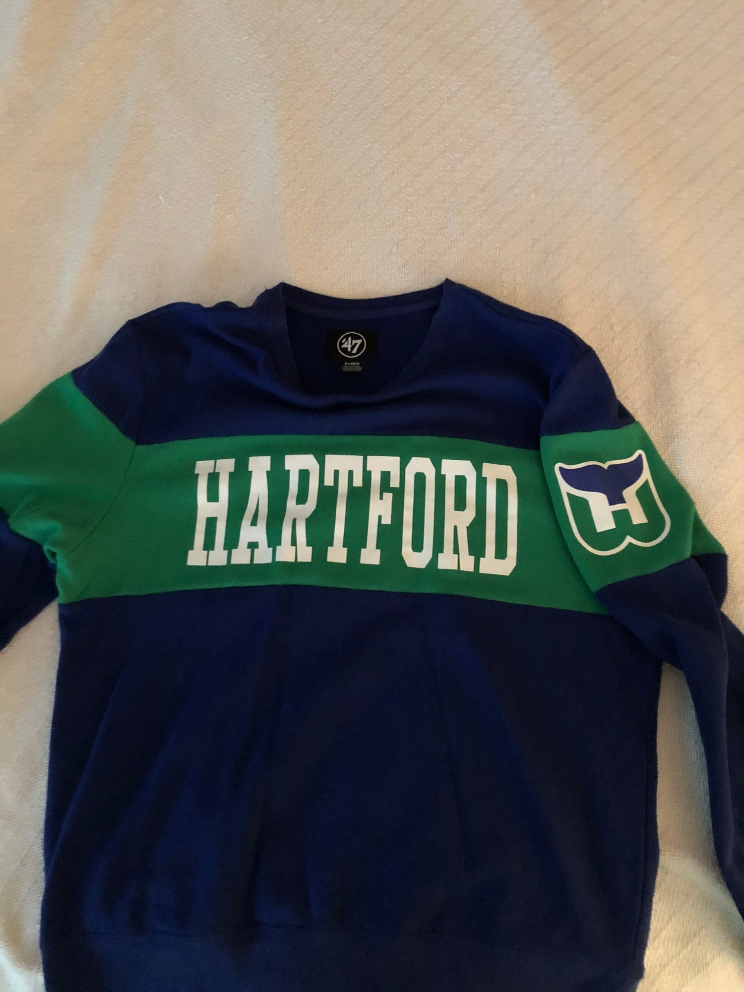 47 Brand Men's Short-Sleeve Hartford Whalers Vintage Logo Scrum T-Shirt -  Macy's