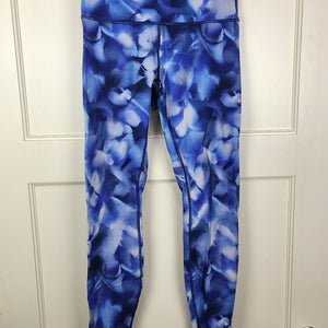 Lululemon Wunder Under High Rise Full-On-Luxtreme Blue Blush Blossom Legging 6