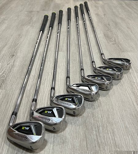 2019 TaylorMade M2 Iron Set 4-PW Stiff Flex RH