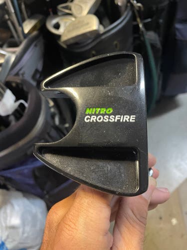 Nitro Crossfire Kids Golf Putter In Right Hand