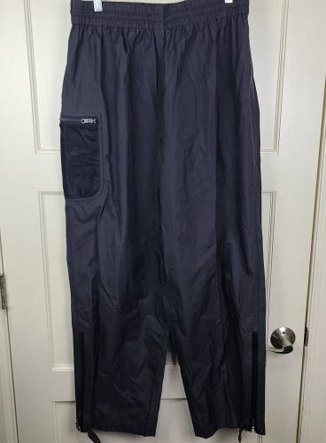 Cabela Gore-Tex Paclite Black Pants Waterproof Lightweight Rain Adult Size: XL