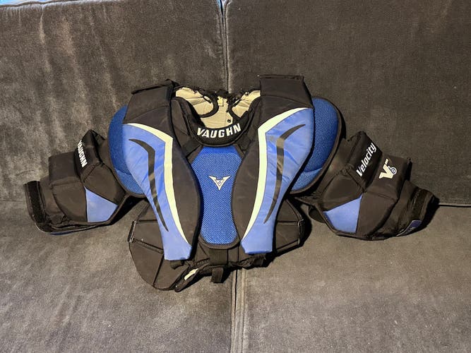 Used Large Vaughn Velocity V6 Goalie Chest Protector