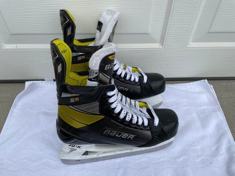 Used Bauer Supreme 3S Size 9 Fit 3 Hockey Skates