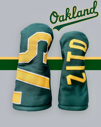 Oakland Athletics Barry Zito Driver & Fairway Wood Head Cover