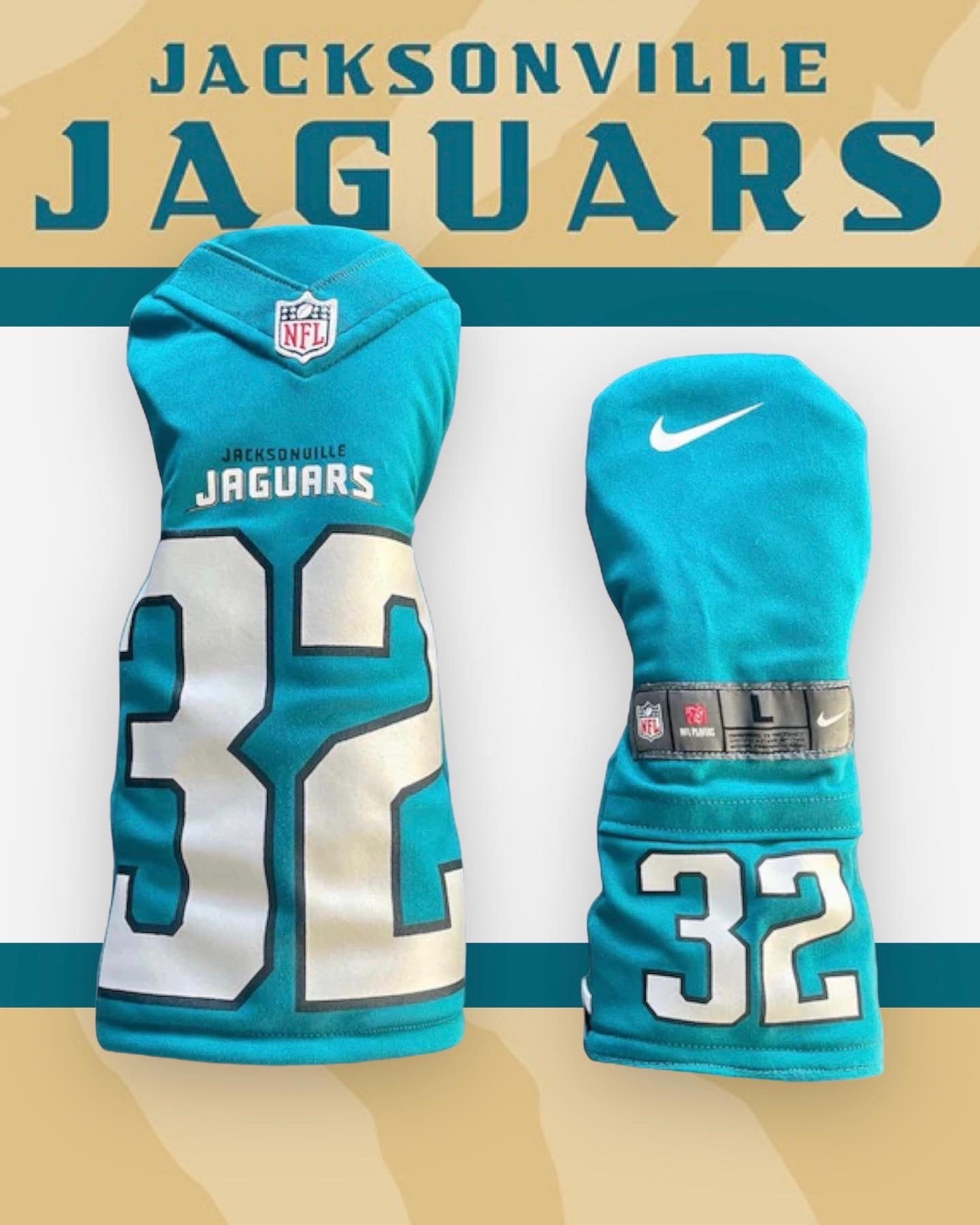 Jacksonville Jaguars Slogan Design NFL Can Cooler  WE ARE THE JAGUARS 