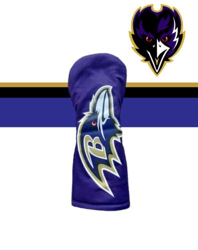 Baltimore Ravens Fairway Wood Head Cover