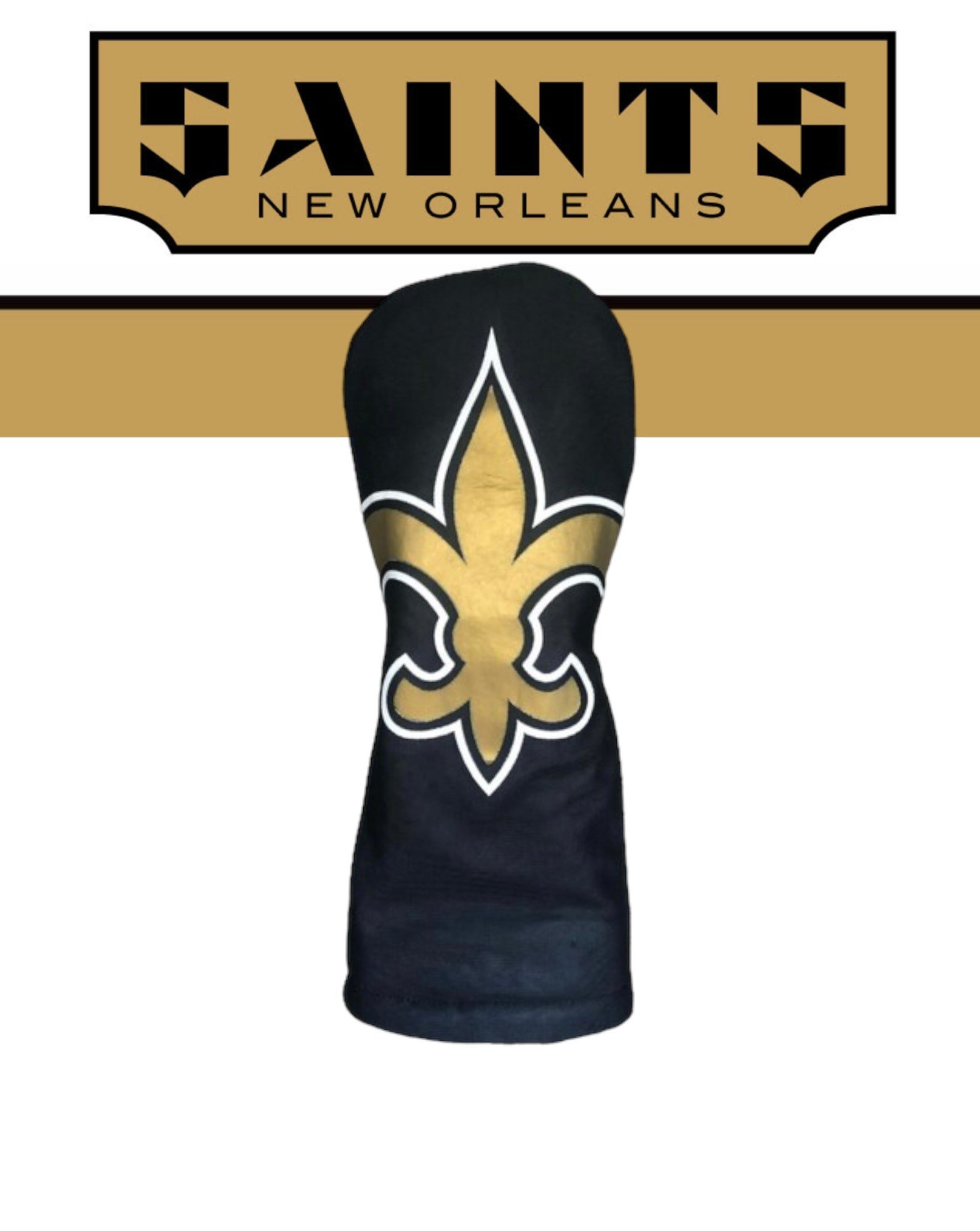 New Orleans Saints Golf Hybrid Headcover