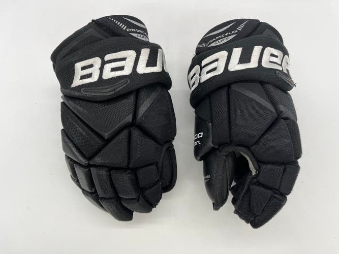 11" Bauer Vapor X800 Gloves Ice Roller Hockey Black WASHED Good Palms
