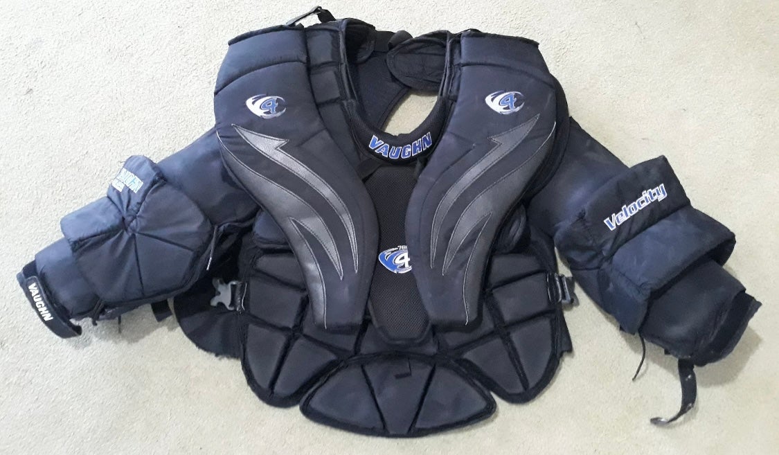 Stopping in Every State » Vaughn Velocity V4 7600 goalie chest protector  review