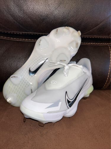 SZ 8.5 Nike Force Zoom Trout 8 Pro Low Metal Baseball Cleats CZ5915-100 Mens