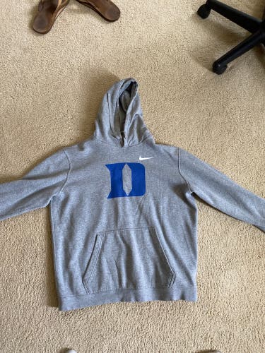 Gray Used Large Nike Sweatshirt Duke