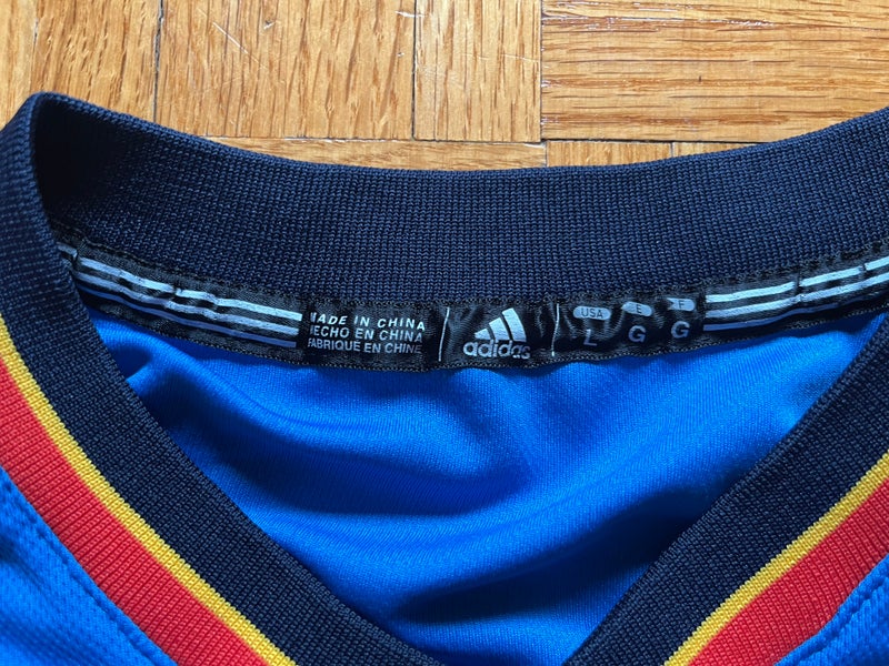 Blue Used Large Adidas Jersey