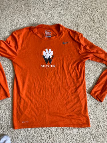 Orange Used Men's Nike Dri-Fit Shirt