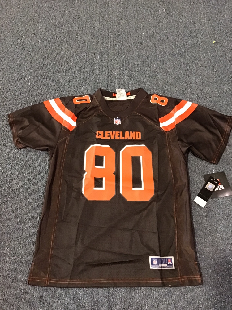 NWT Cleveland Browns Youth XL NFL PROLINE Jersey #80 Landry