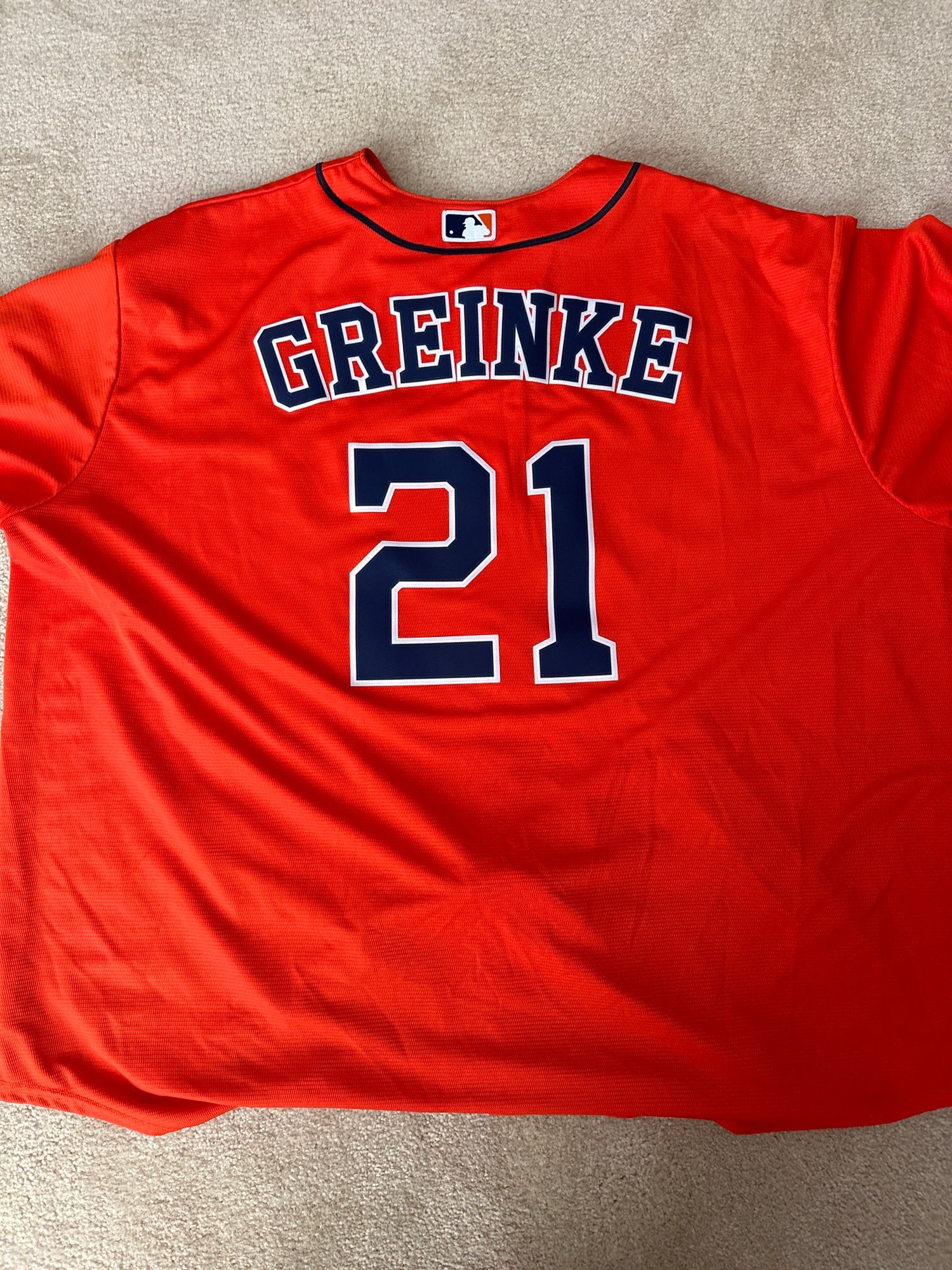 Zack Greinke Houston Astros Majestic Youth Player Name & Number T-Shirt -  Navy