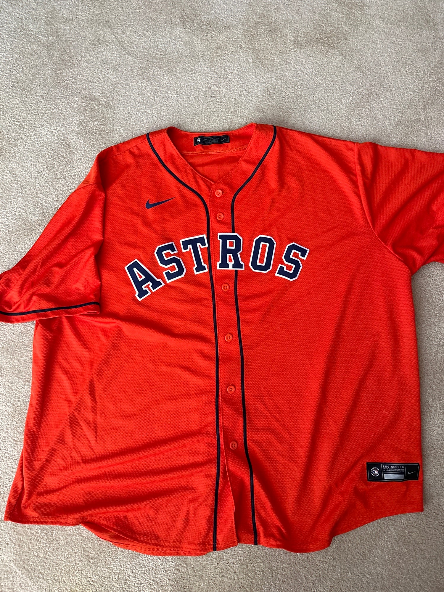 Zack Greinke Houston Astros Nike Alternate Replica Player Jersey