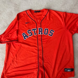 Zack Greinke Houston Astros Nike Alternate Replica Player Name Jersey- Orange