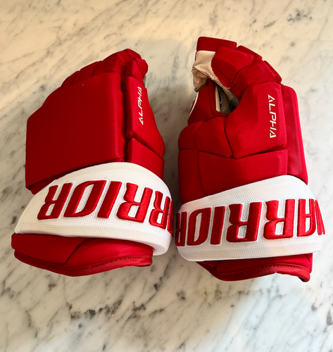 New ECHL Warrior Alpha Pro Gloves 13" Pro Stock