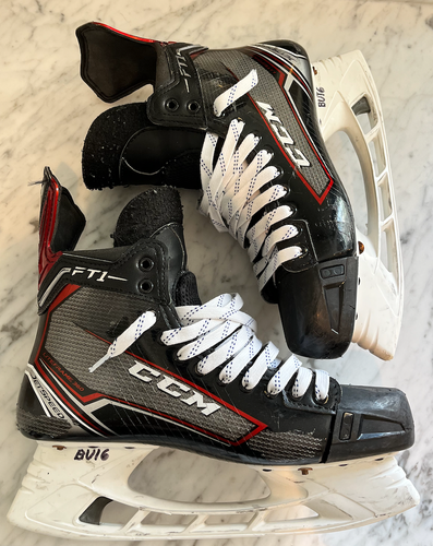 Senior Used CCM JetSpeed FT1 Hockey Skates Regular Width Pro Stock Size 11