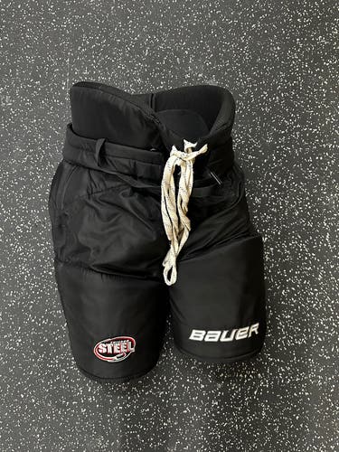USHL Chicago Steel Game Used Bauer Hockey Pants