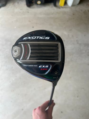 Men's Right Handed Extra Stiff Flex 10.5 Tour Edge Exotics EXS 220 Driver