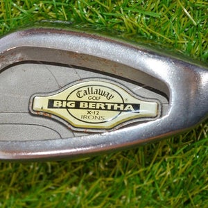 Callaway	Big Bertha X-12 Irons	9 Iron	RH	36"	Steel	Stiff	New Grip