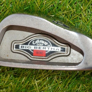 Callaway	Big Bertha Irons	4 Iron	RH	38.5"	Steel	Stiff	New Grip