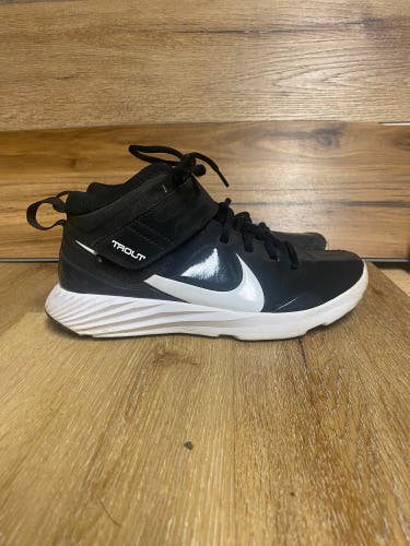 Black Youth Size 5.0 (Women's 6.0) High Top Force Zoom Trout 7
