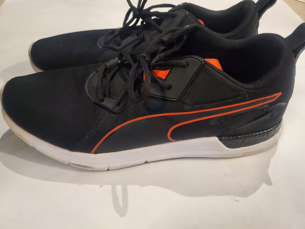 Puma Nrgy Dynamo Futuro  Mens Running Sneakers Shoes  Sz 13 - Black Orange