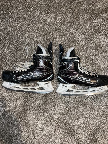 Used Bauer Supreme 1S Regular Width Size 9 Hockey Skates