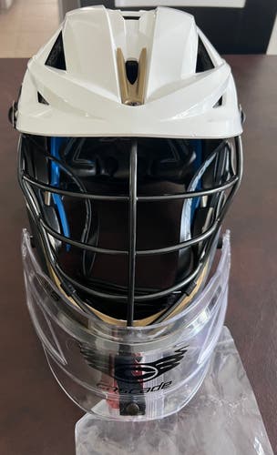 New Goalie Cascade XRS Helmet with Dangler TP-5