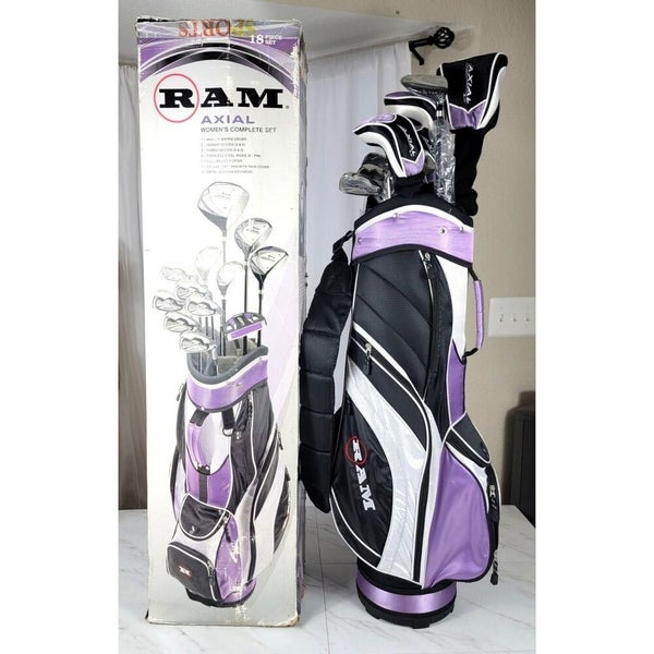 SET OF GOLF CLUBS WITH GOLF BAG (17 CLUBS)