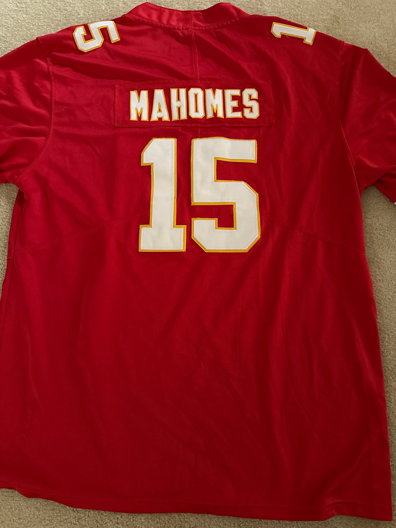 Nike NFL Kansas City Chiefs Patrick Mahomes 15 Vapor Limited Jersey Mens L  Sewn |