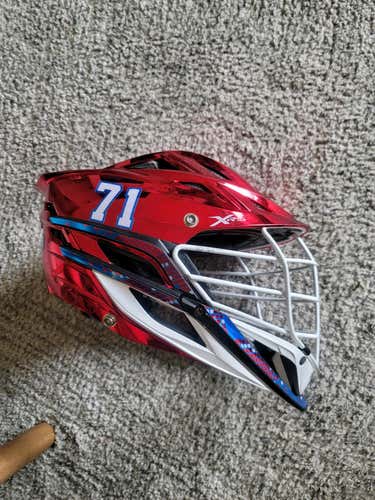 Chrome Red Team Issued Cascade XRS Helmet