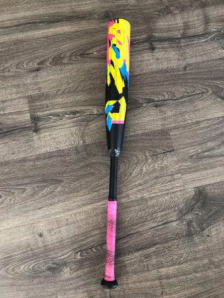 Used USSSA Certified 2022 DeMarini Composite Zoa Glitch Bat (-8) 22 oz 30"