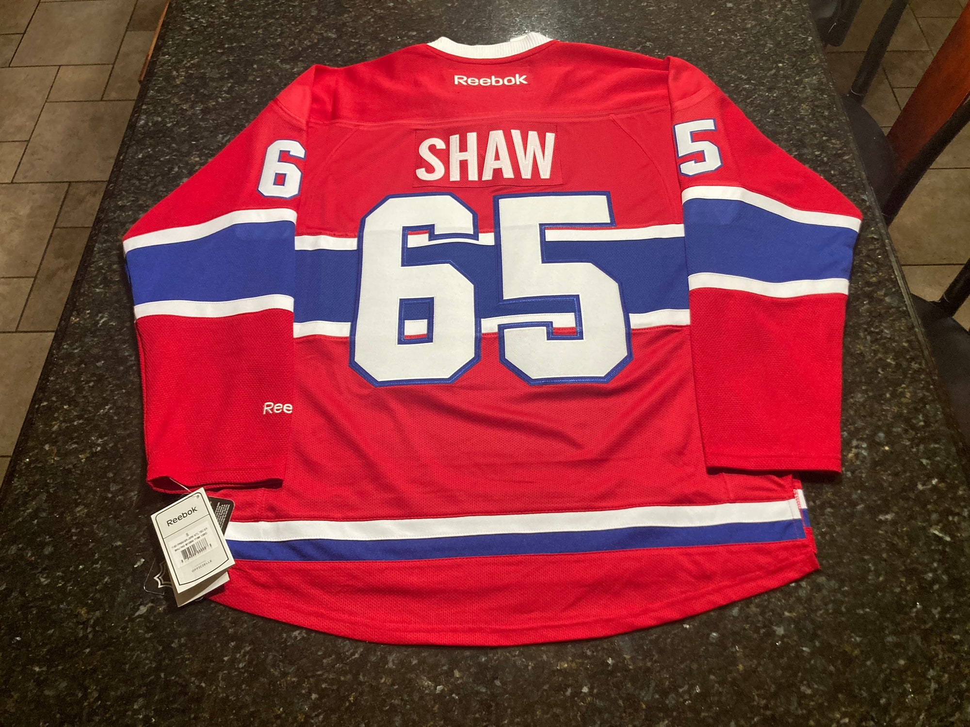 No65 Andrew Shaw White Jersey